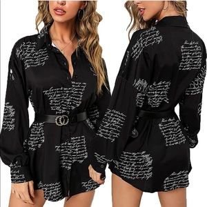 ~Italicized Impressions:Sophisticated Collar Dress